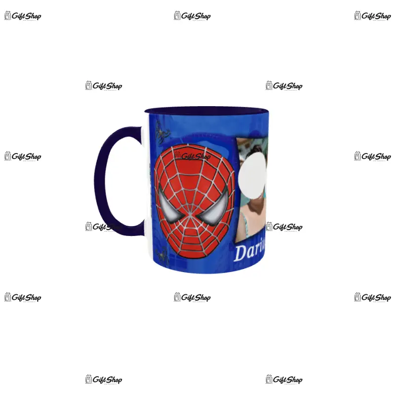 Spiderman, cana personalizata cu poza si text, 330ml, model 3368